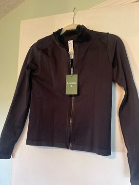 HALARA Black Full-Zip Active Jacket